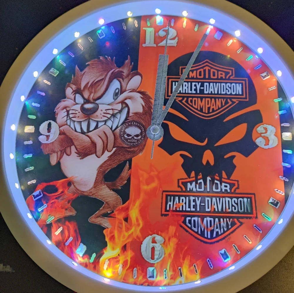 Harley Taz clock